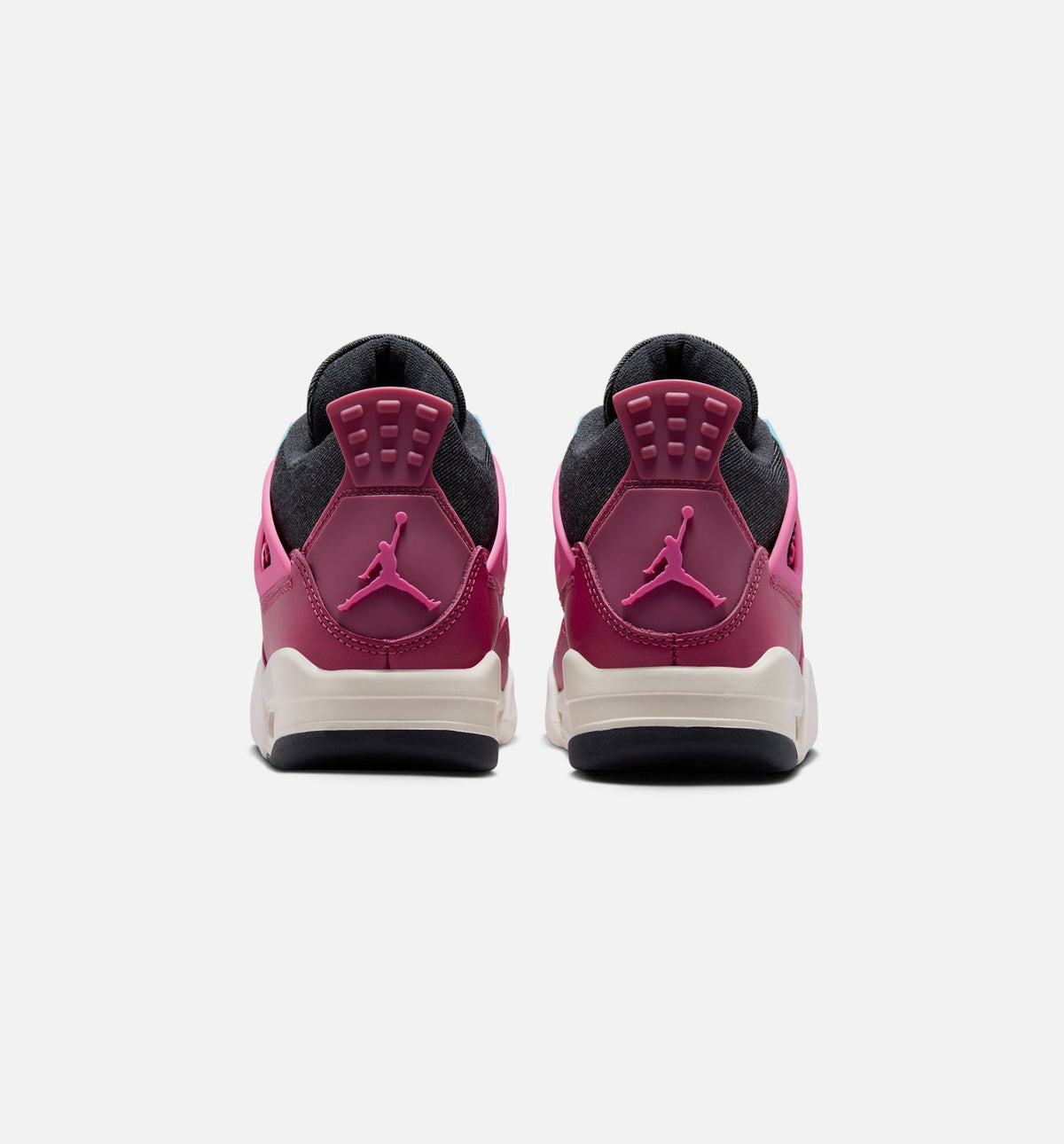 Air Jordan 4 Retro She's A Star Grade School Lifestyle Shoes - Sweet Beet / Desert Pink / Off Noir