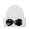 C.P. Company White Cotton Beanie