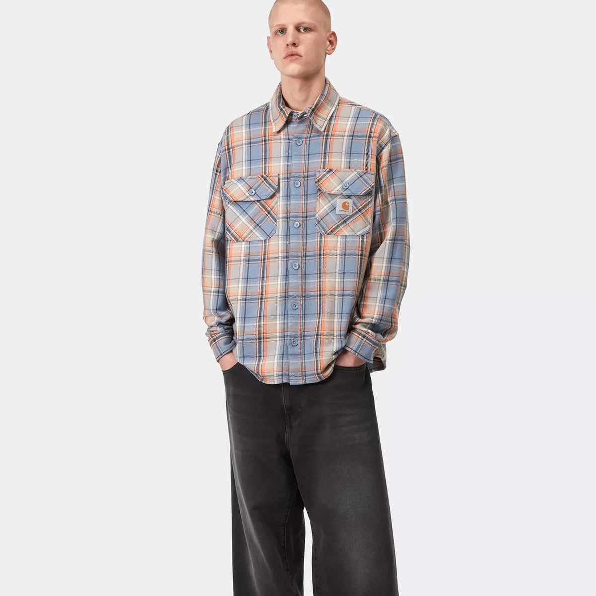 Carhartt WIP Landon Pant: Black Worn Bleached
