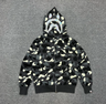 Camo Shark Zip Hoodie