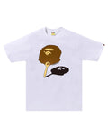 BAPE Japanese Fan Ape Head Tee White