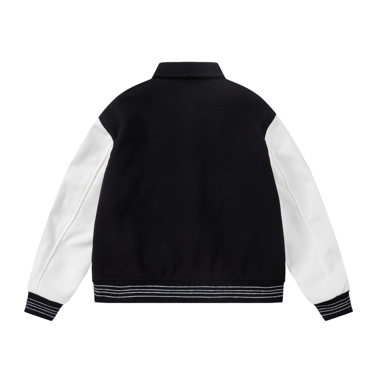 Amiri Bone Towel Embroidered Collared Varsity Jacket Unisex