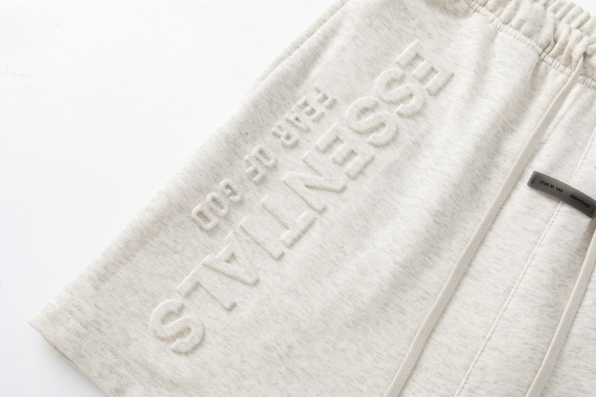 Fear of God Essentials Embossed Letter Relaxed-Fit Shorts Unisex