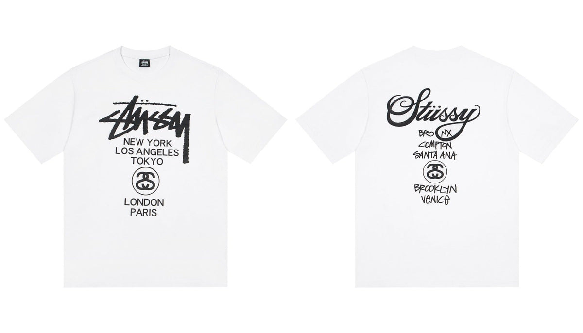 Stussy World Tour Cities Graphic Short Sleeve Tee
