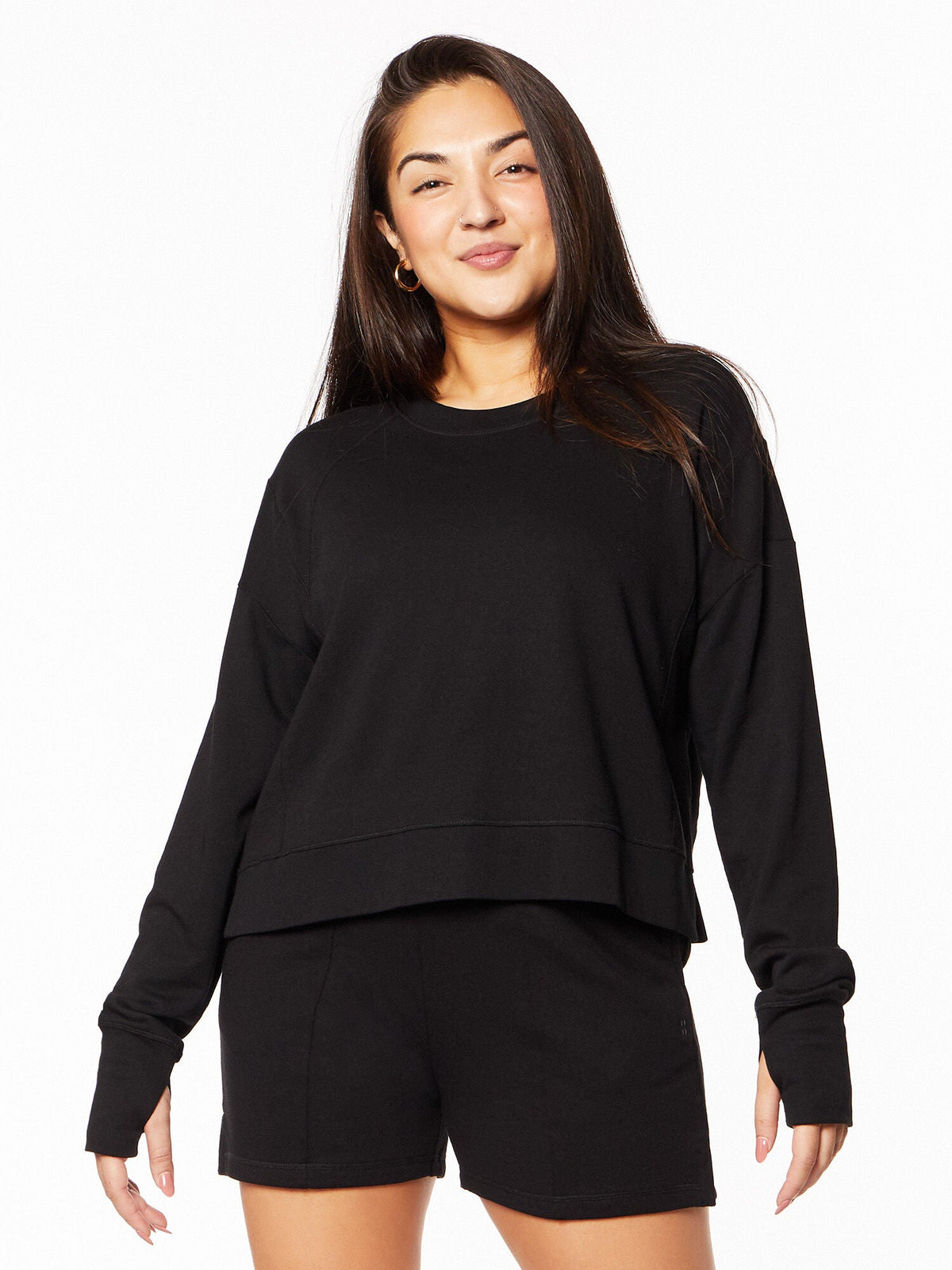 AFTER CLASS CROP SWEATSHIRT