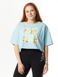 EMILY BOYFRIEND TEE BLUE SOBE