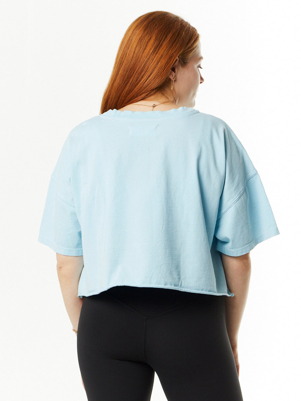 EMILY BOYFRIEND TEE BLUE SOBE