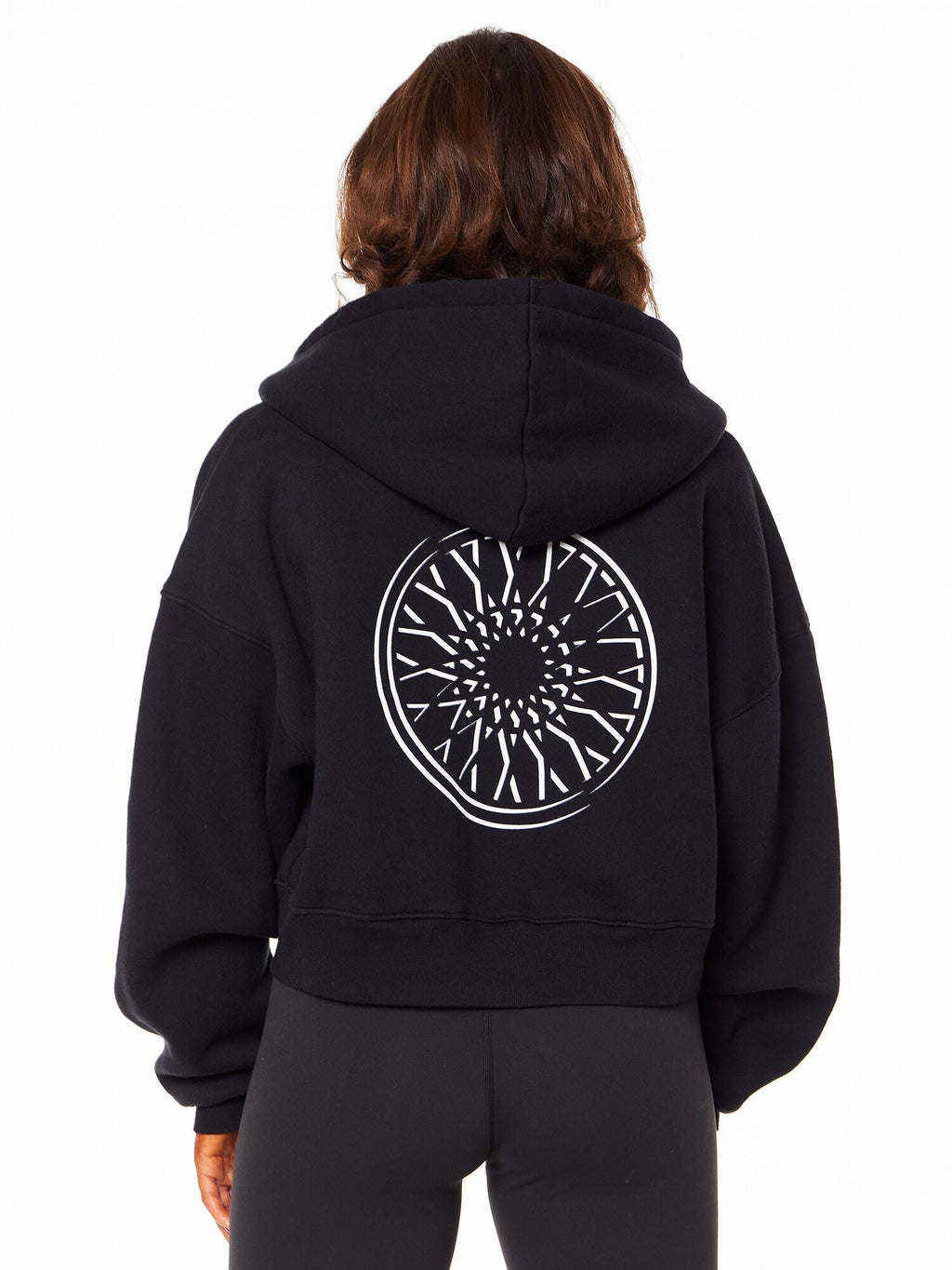 MARISSA CROP ZIP SWEATSHIRT
