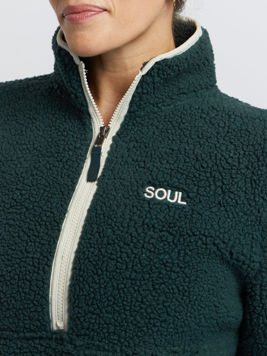 LIBBY SHERPA HALF ZIP