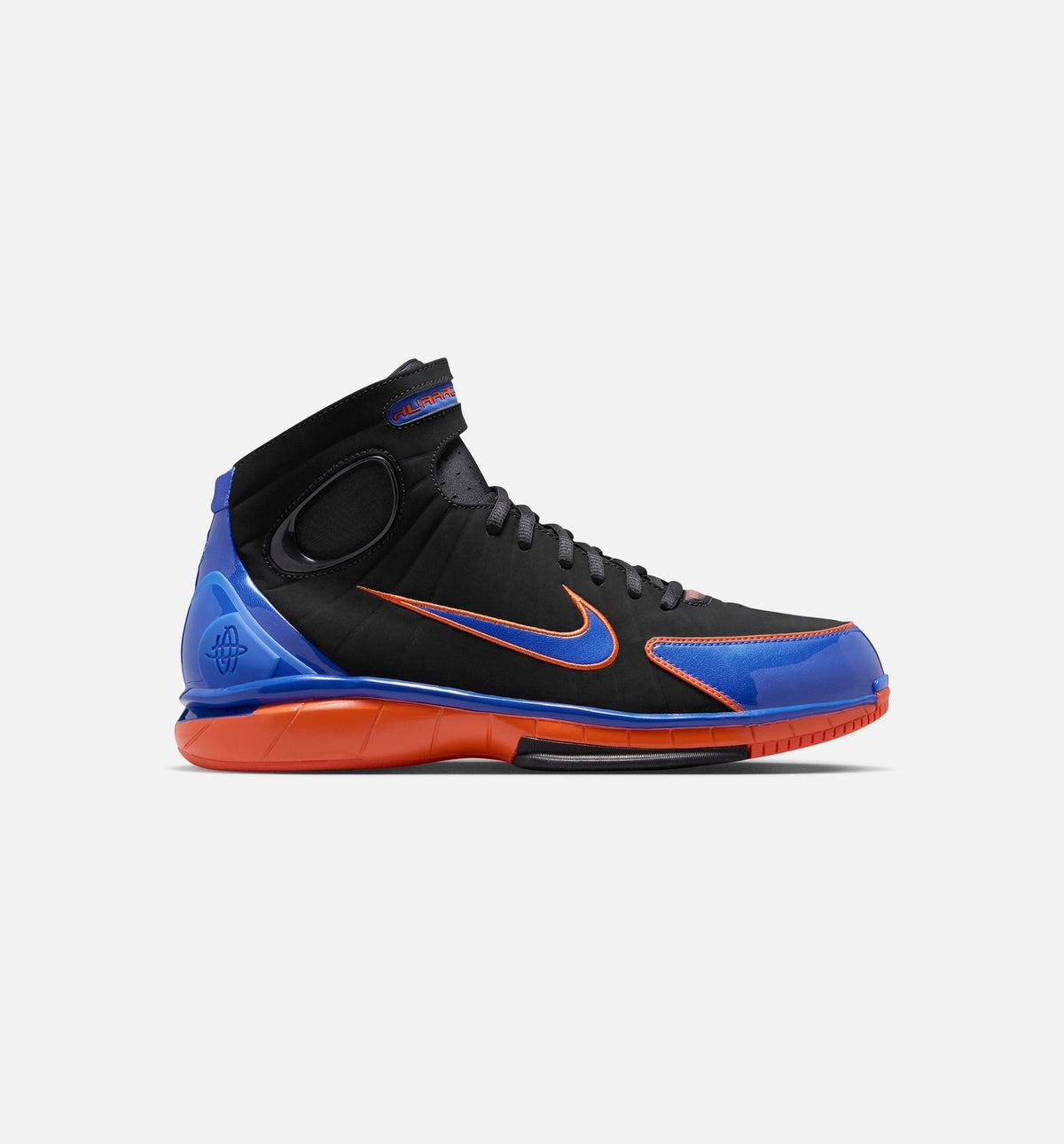 Air Zoom Huarache 2K4 Penny Hardaway Men's Basketball Shoe - Black/Varsity Royal/Safety Orange