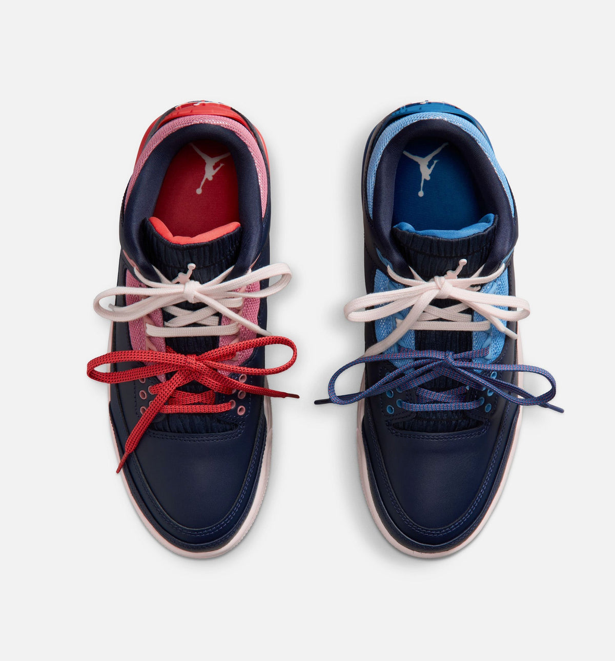 Air Jordan 3 Retro Sport Renaissance Women's Shoes - Obsidian Chalk Track Red