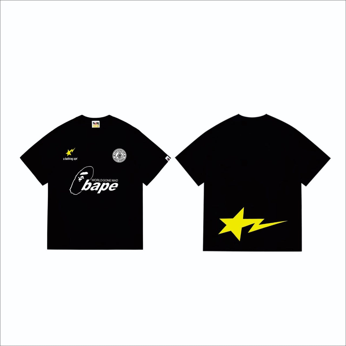 BAPE Star Lightning Graphic T-Shirt