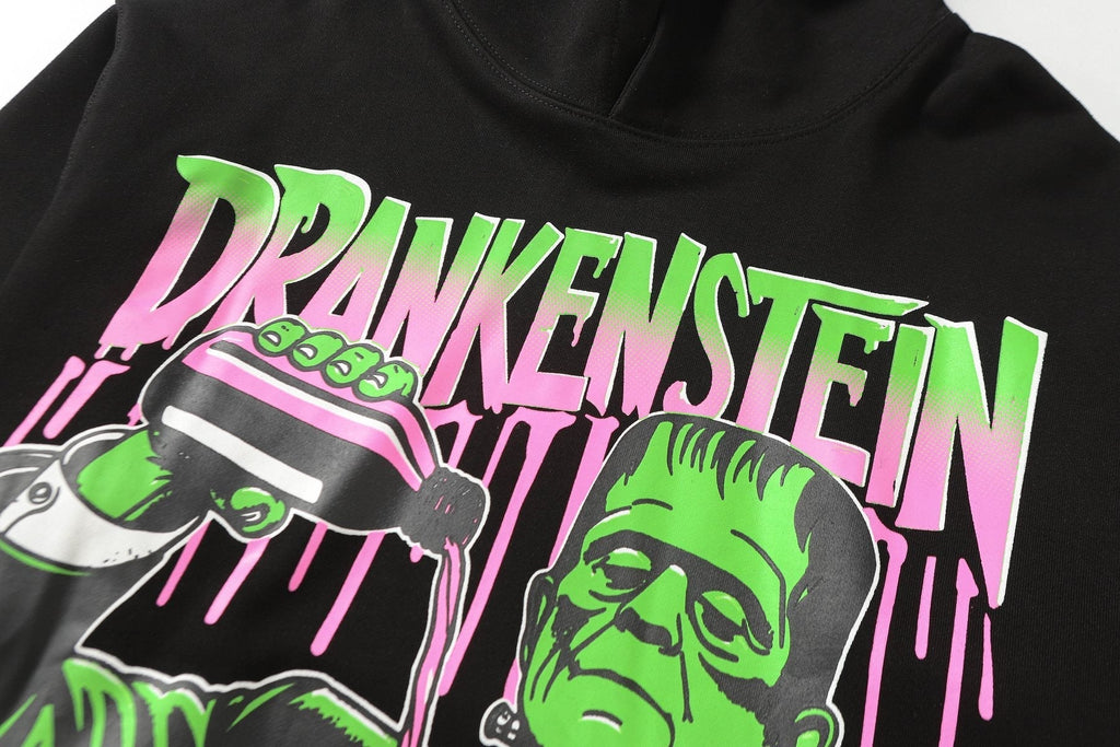 THAT'S A AWFUL LOT OF COUGH SYRUP Frankenstein Graphic Hoodie