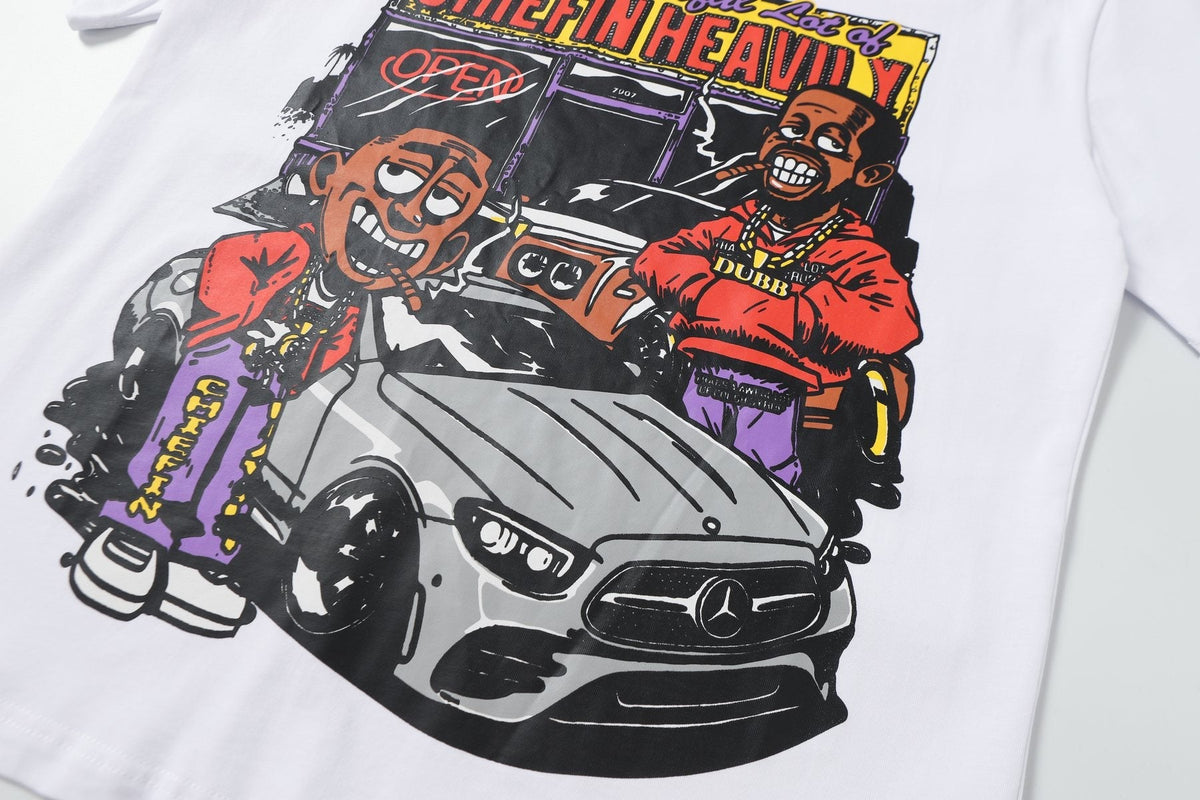 THAT'S A AWFUL LOT OF COUGH SYRUP Cartoon Car Short-Sleeve T-Shirt