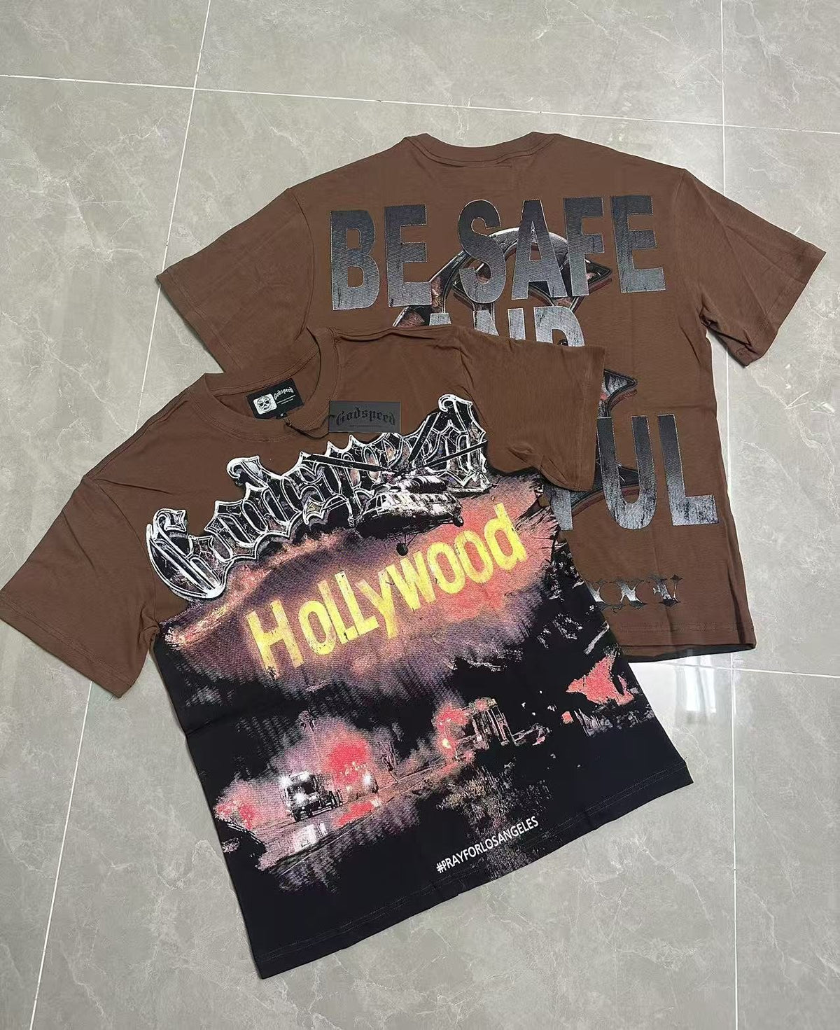 Godspeed Pray for Los Angeles Graphic T-Shirt