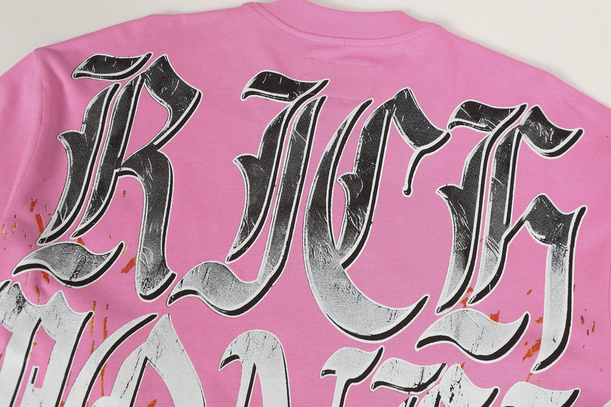Godspeed Pink Skull Graphic T-Shirt