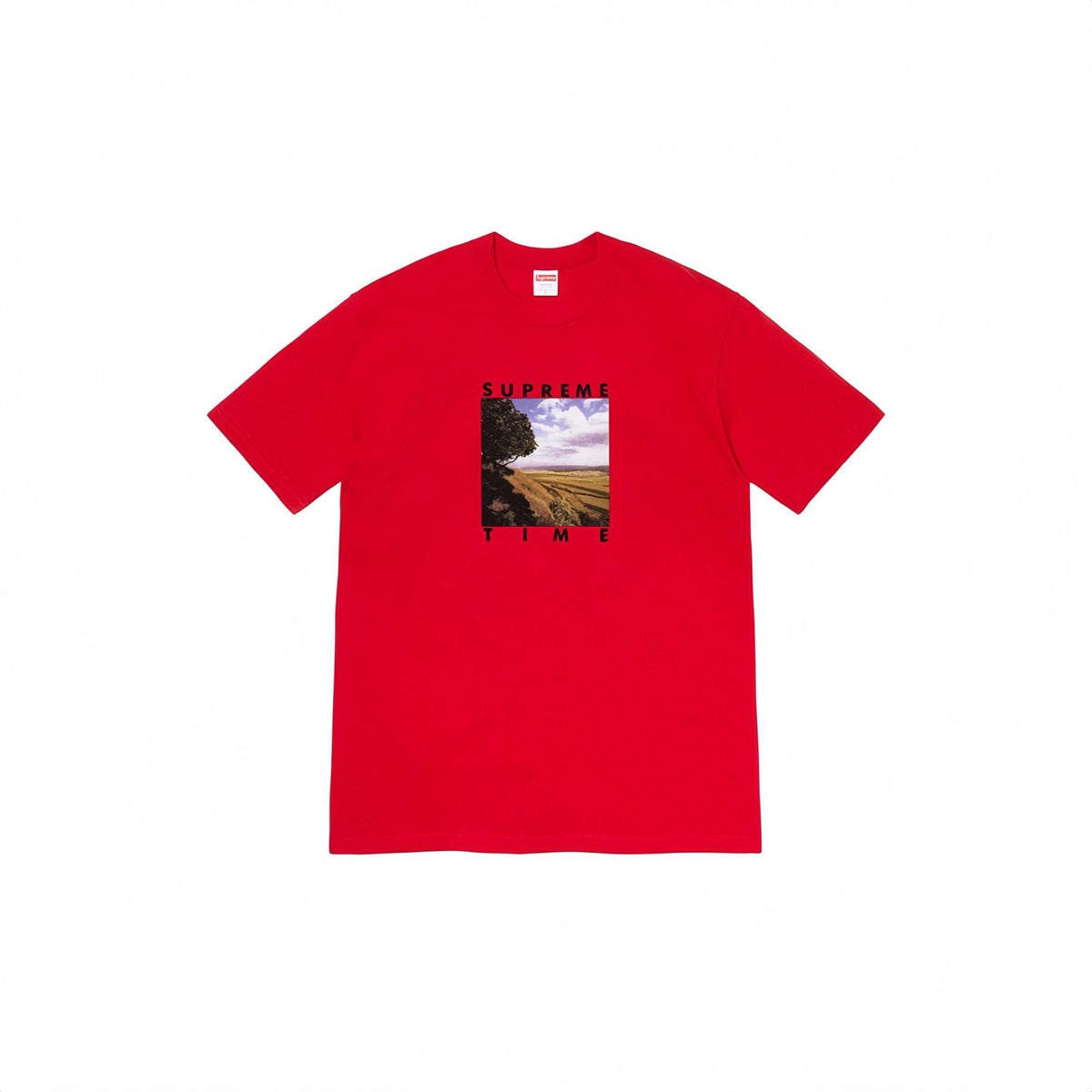 Supreme Time Landscape Graphic T-Shirt