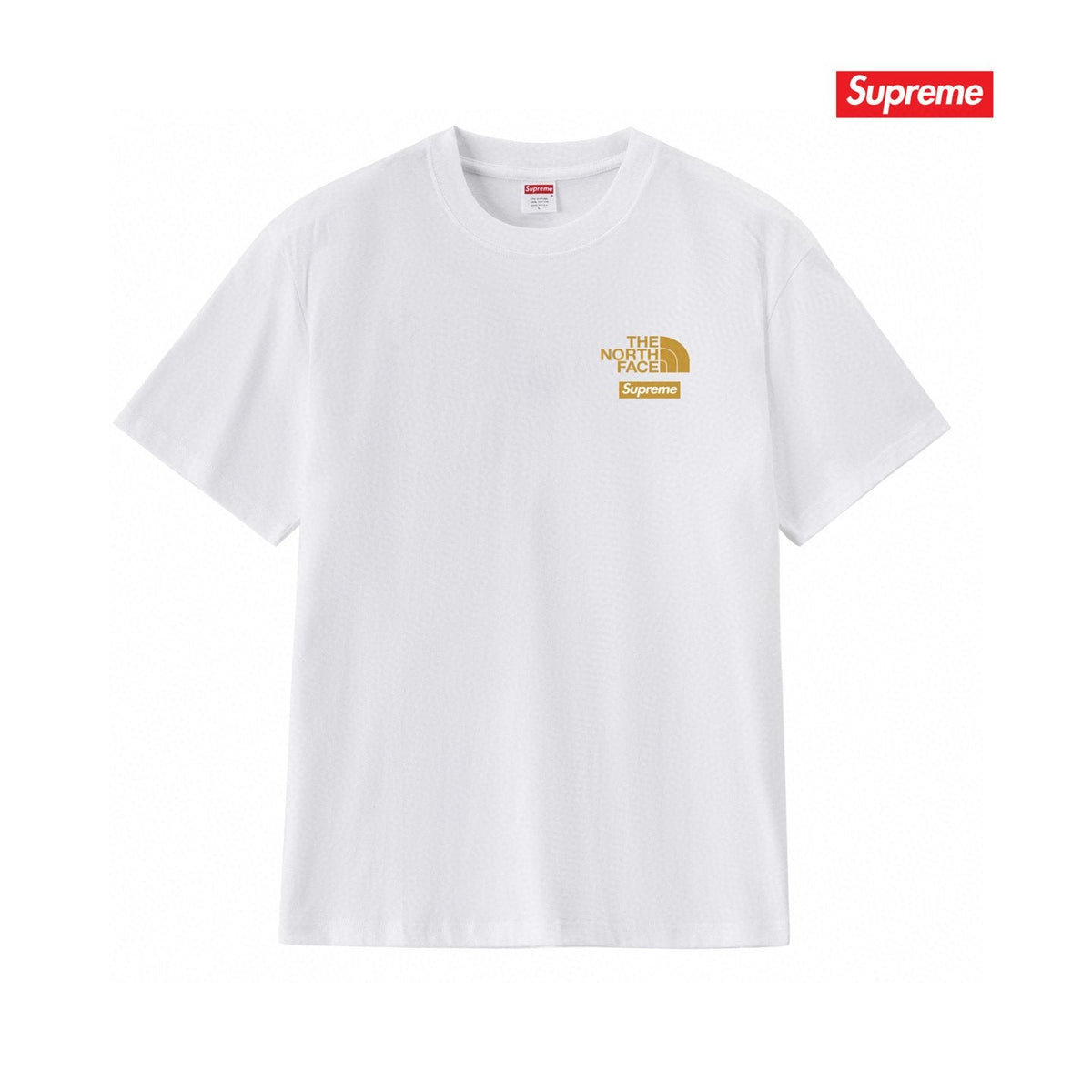 Supreme Gold Mountain Logo Graphic Short-Sleeve T-Shirt