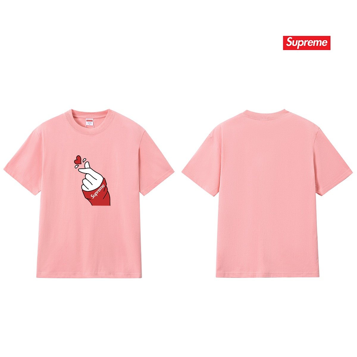 Supreme Finger Heart Graphic T-Shirt