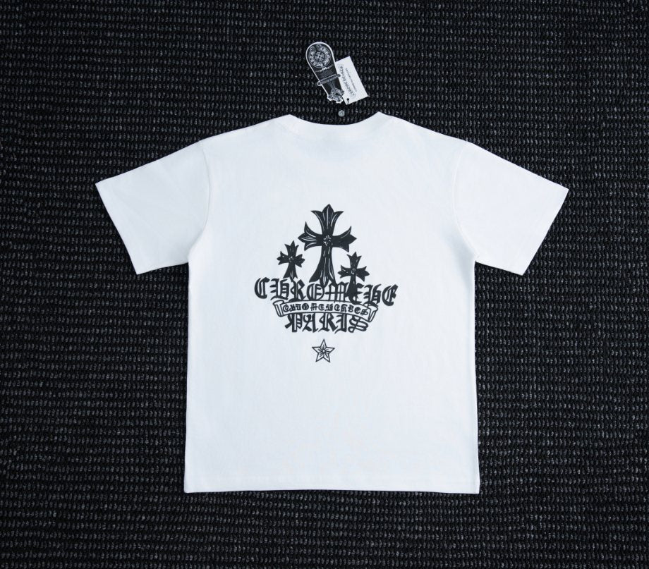 Chrome Hearts Cross Graphic Short-Sleeve T-Shirt