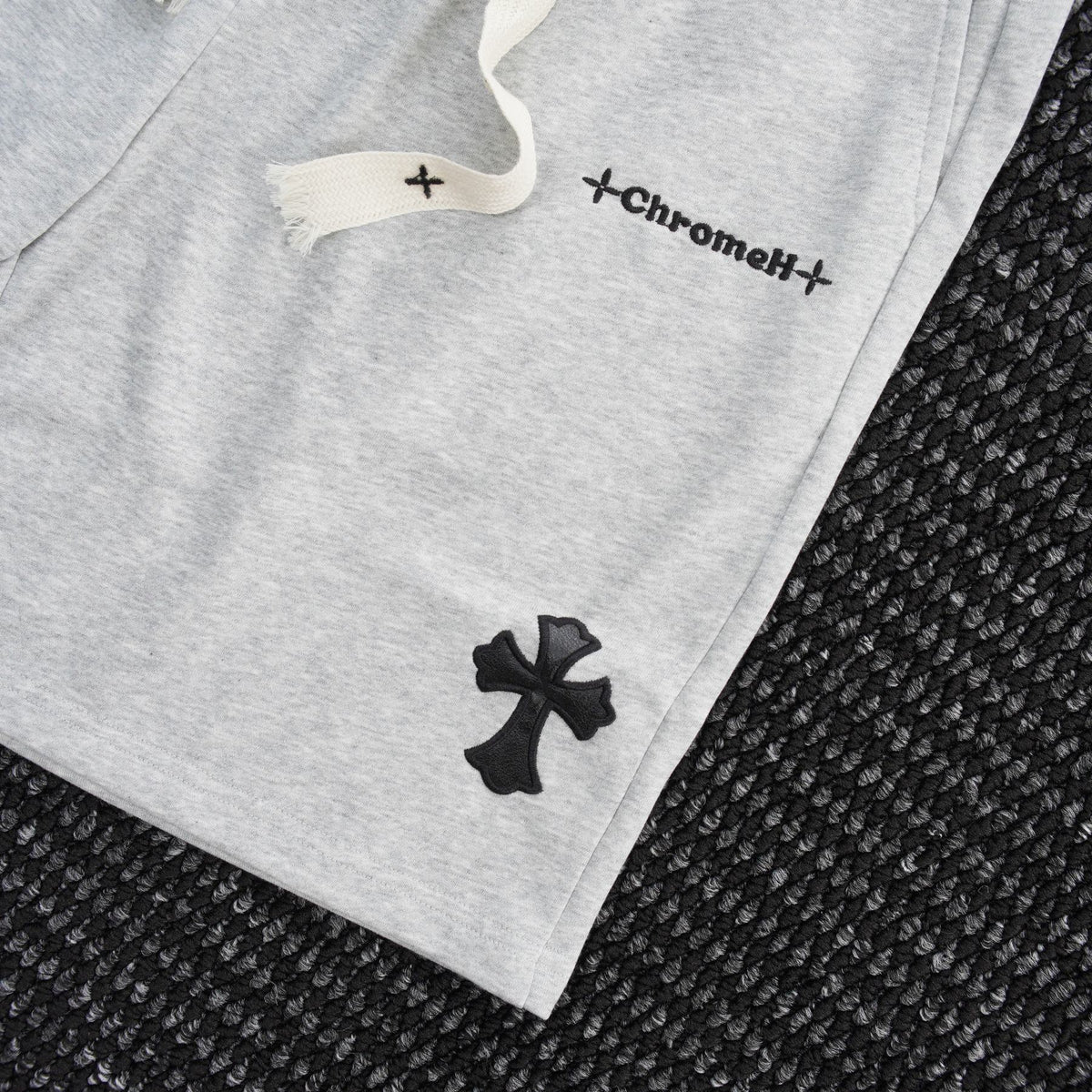 Chrome Hearts Cross Patch Drawstring Shorts