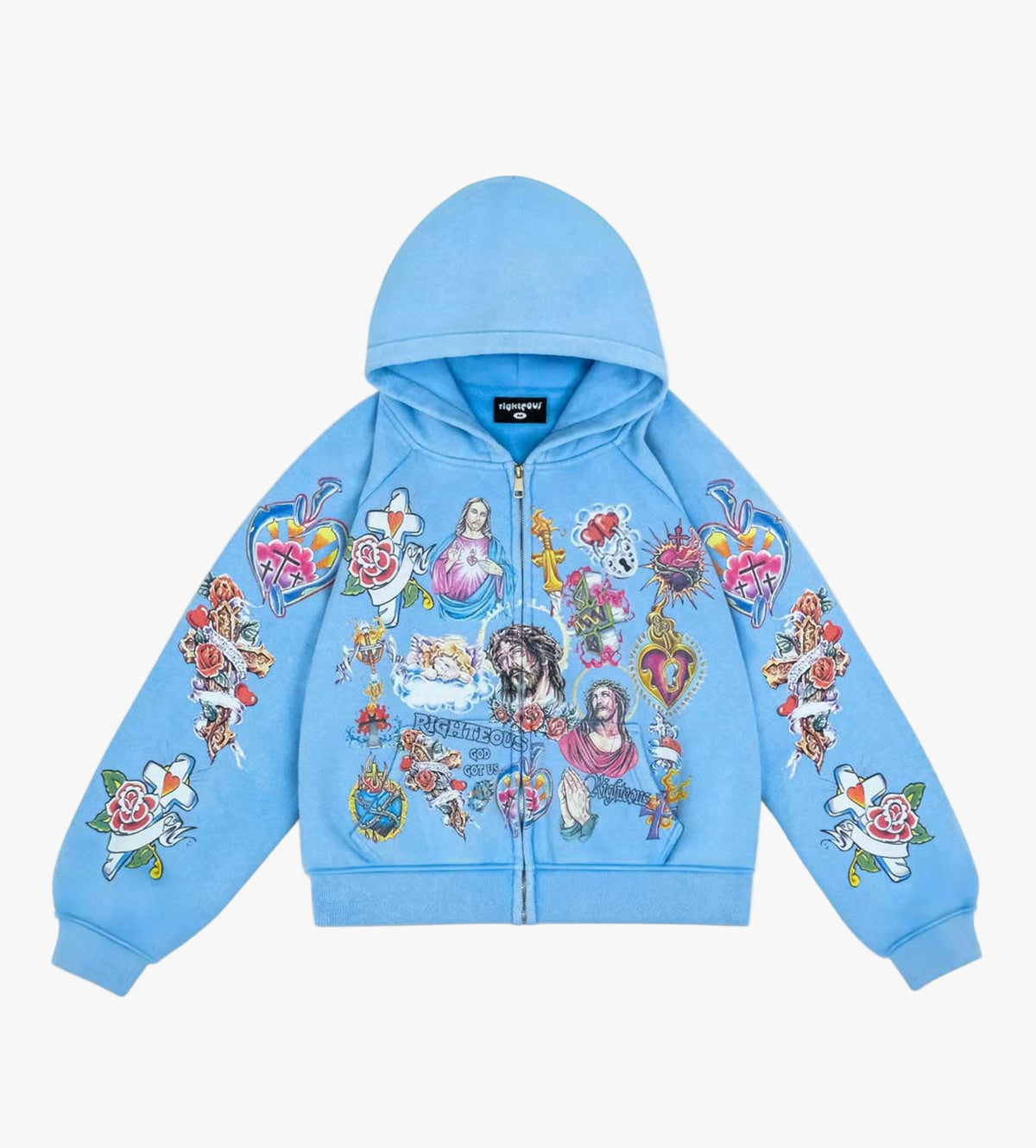 Righteous Risen King Blue Zip Up