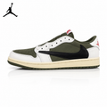 Air Jordan 1 Low x Travis Scott Medium Olive 9.0 Unisex Sneakers DM7866-200