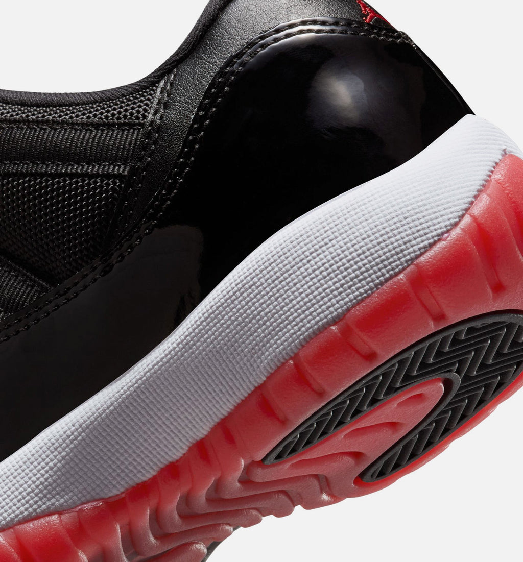 Air Jordan 11 Retro Bred Grade School Sneakers - Black / Varsity Red / White