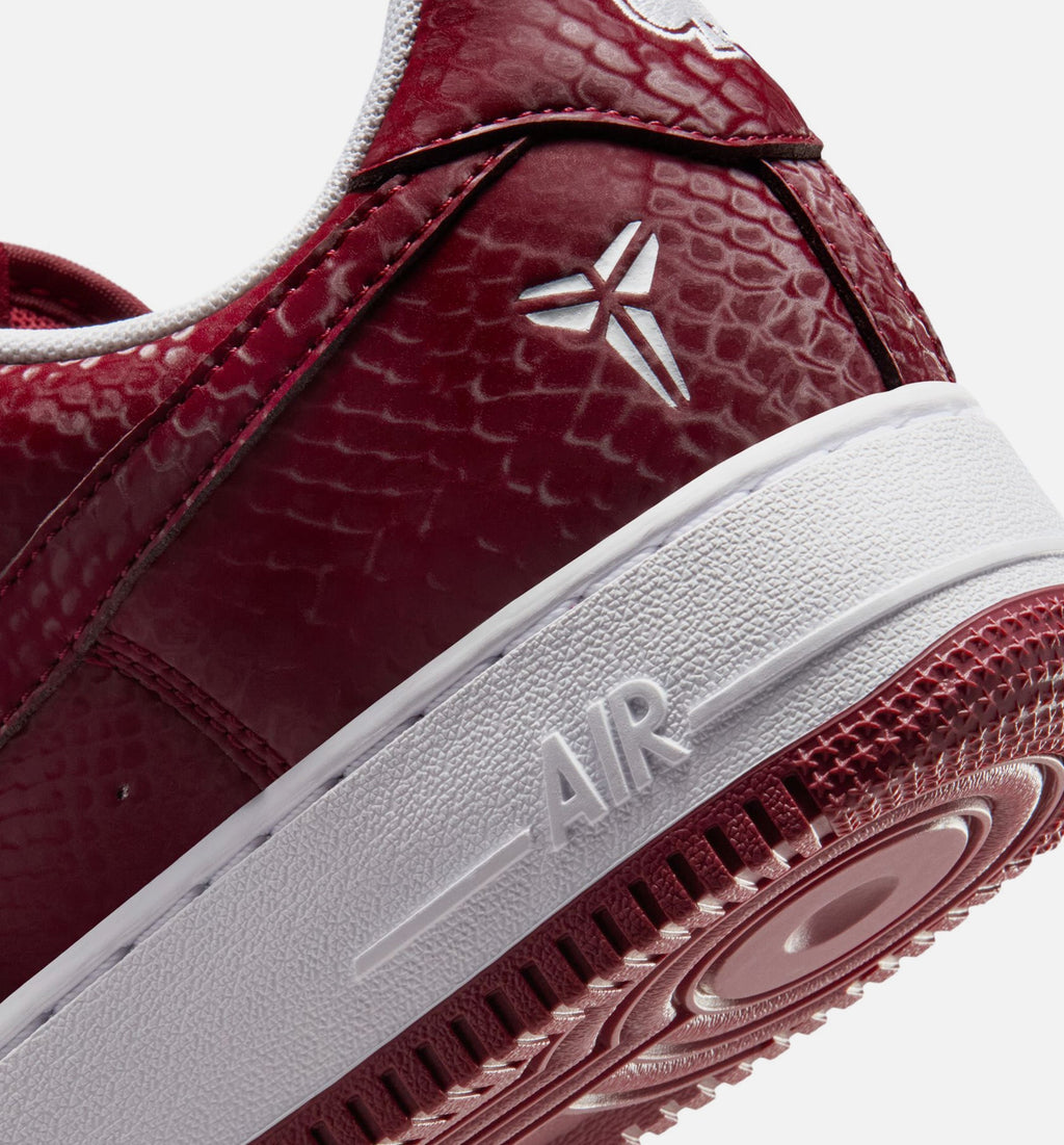 Kobe Air Force 1 Low Merion | Men's Lifestyle Shoe | Team Red/White