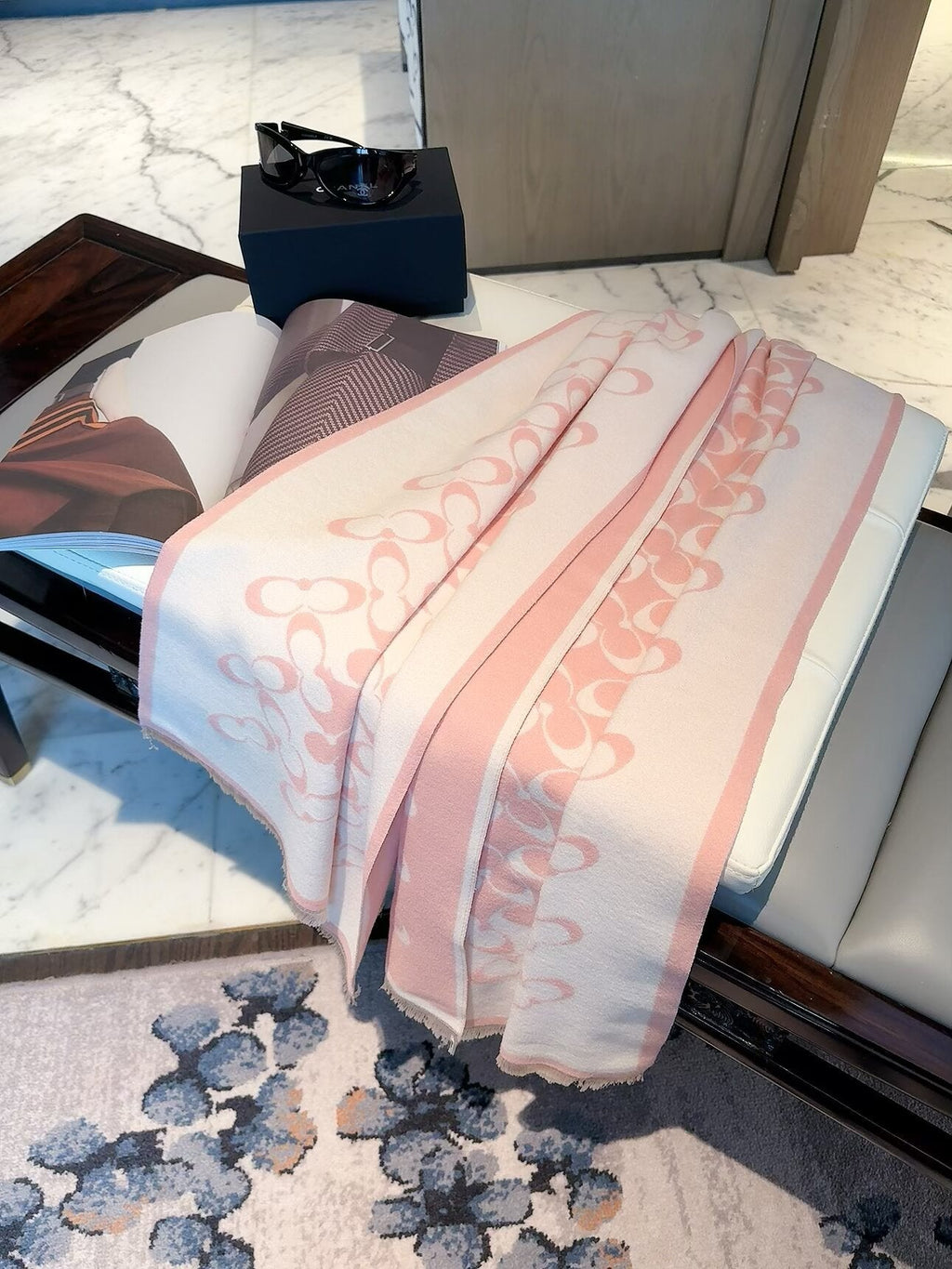 Coach Style Signature C Print Scarf