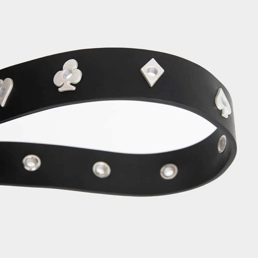 Amicus Animae Card Deck-Detailing Leather Belt Western Poker Unisex