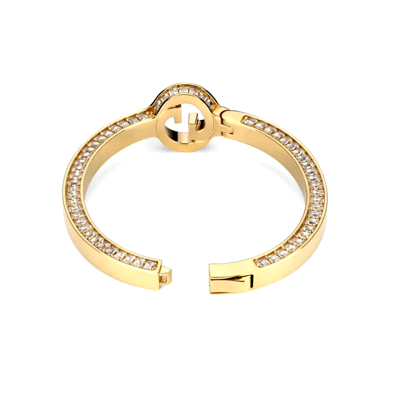 Gucci Square-Cut Crystal Bracelet
