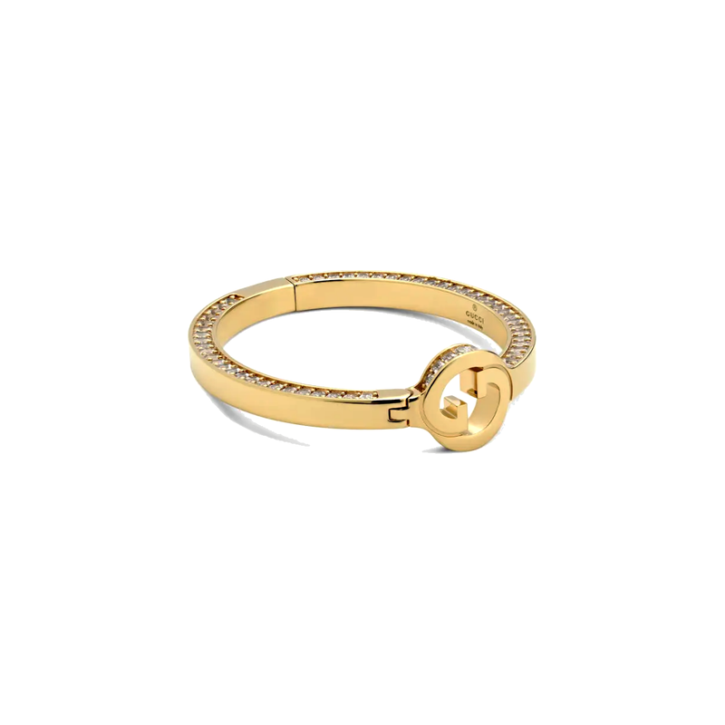 Gucci Square-Cut Crystal Bracelet
