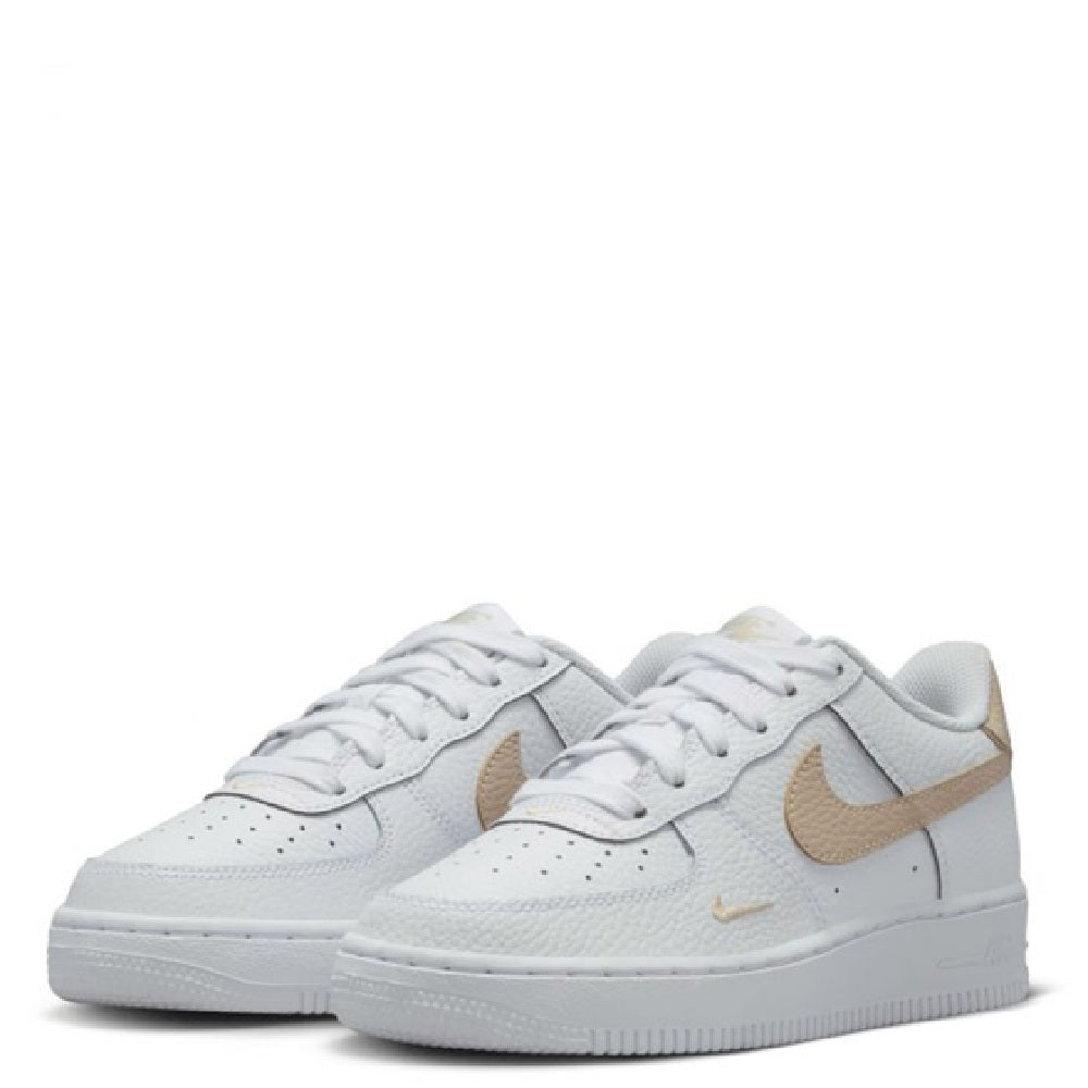 Big Kid's Nike Air Force 1 MS White/Rattan (IO7403 102)