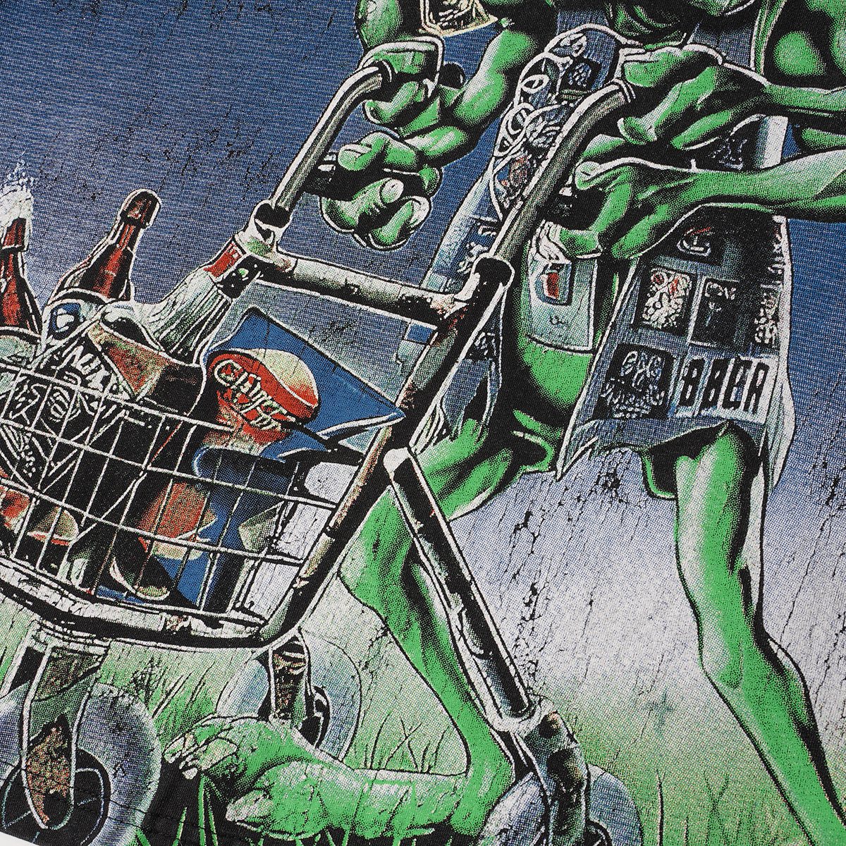 Godspeed Green Cart Character Graphic T-Shirt