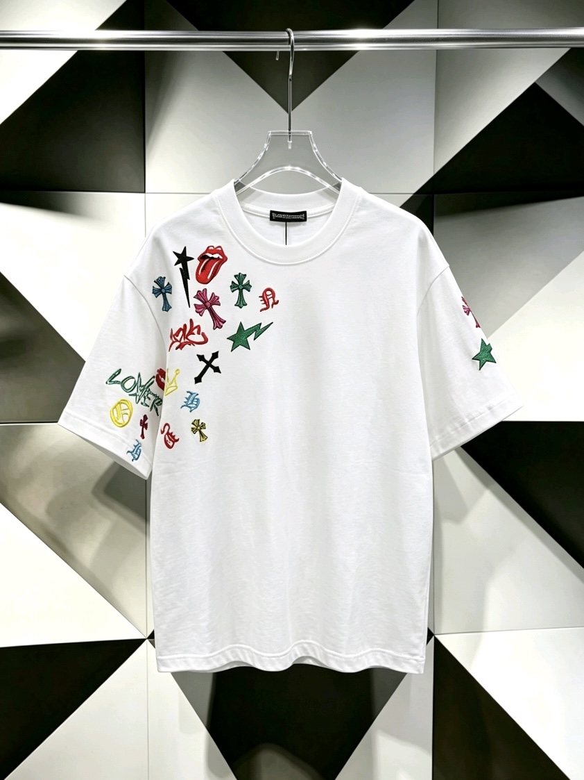 Chrome Hearts Multicolor Motif Cluster T-Shirt