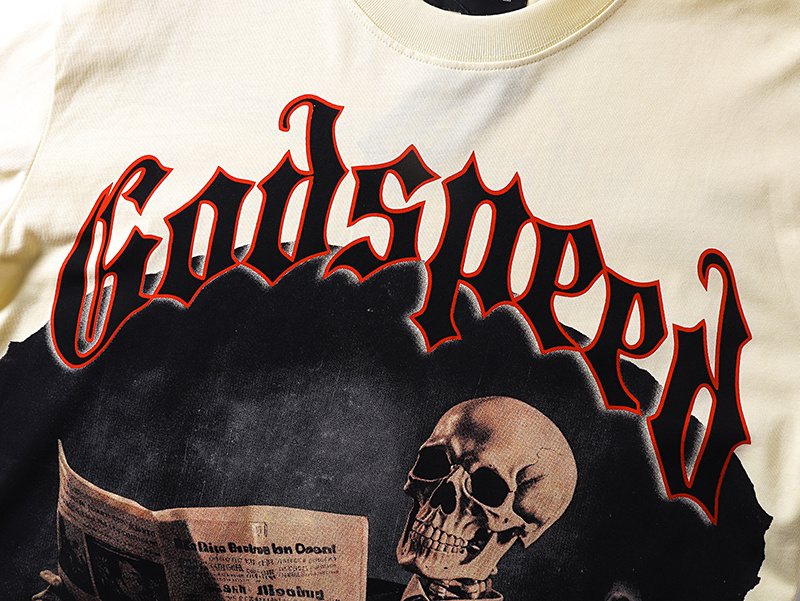 Godspeed Black Monday Skeleton Newspaper Long-Sleeve T-Shirt