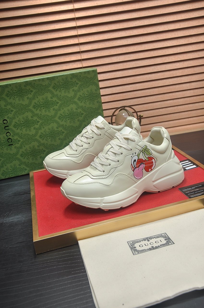 Gucci Heart & Cherry Chunky Sneakers