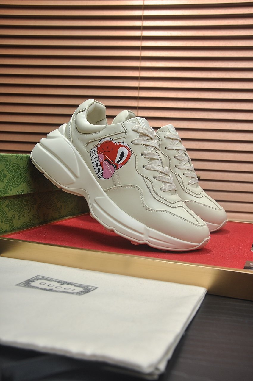 Gucci Heart & Cherry Chunky Sneakers