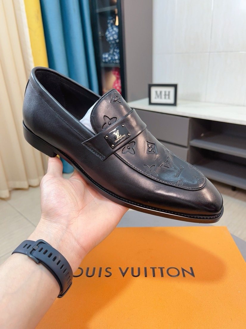 Louis Vuitton Leather Loafers