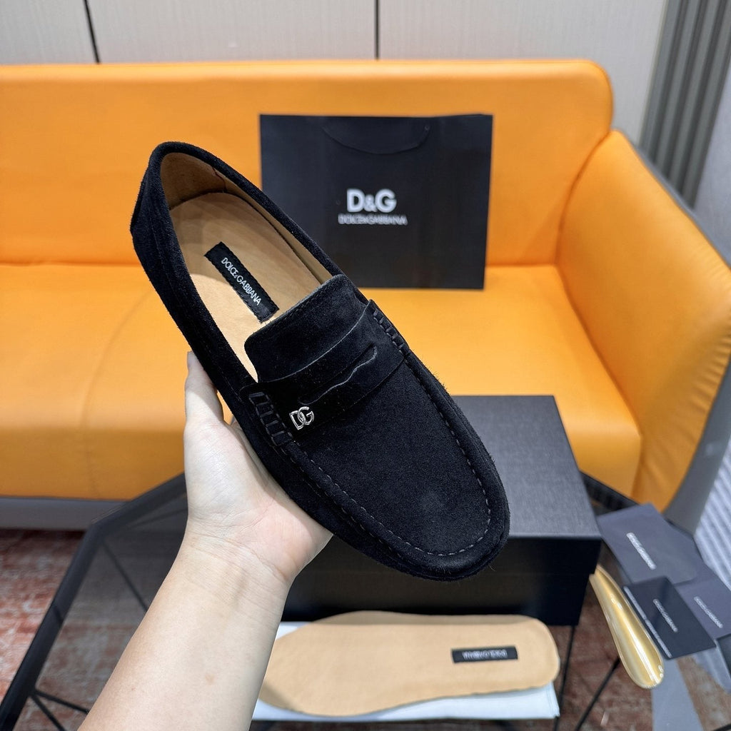 Dolce & Gabbana Moc-Toe Driving Loafers