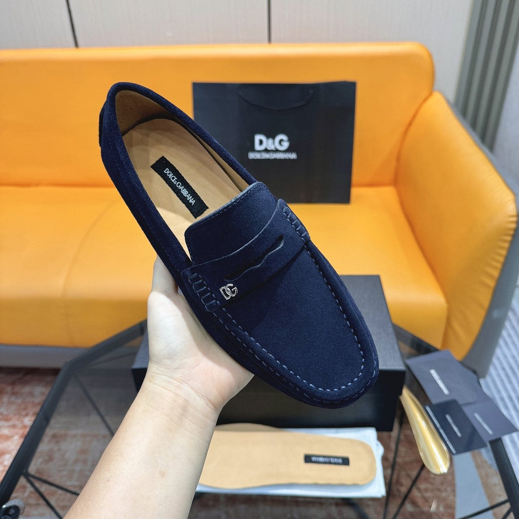 Dolce & Gabbana Moc-Toe Driving Loafers