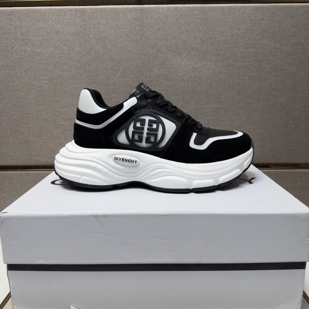 Givenchy Black and White Low-Top Sneakers