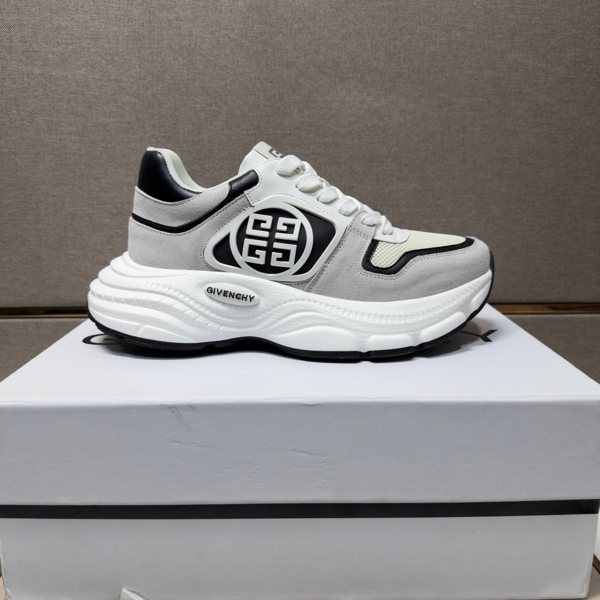 Givenchy Black and White Low-Top Sneakers
