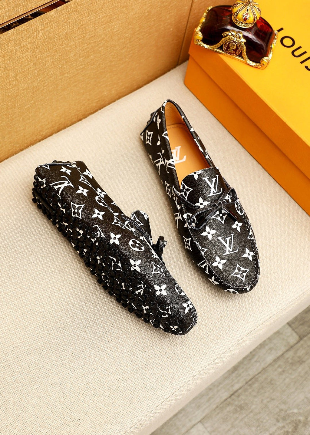 Louis Vuitton Monogram Driving Loafers