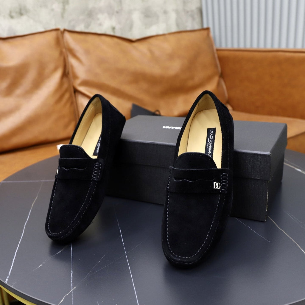 Dolce & Gabbana Men's Leather Penny Loafers