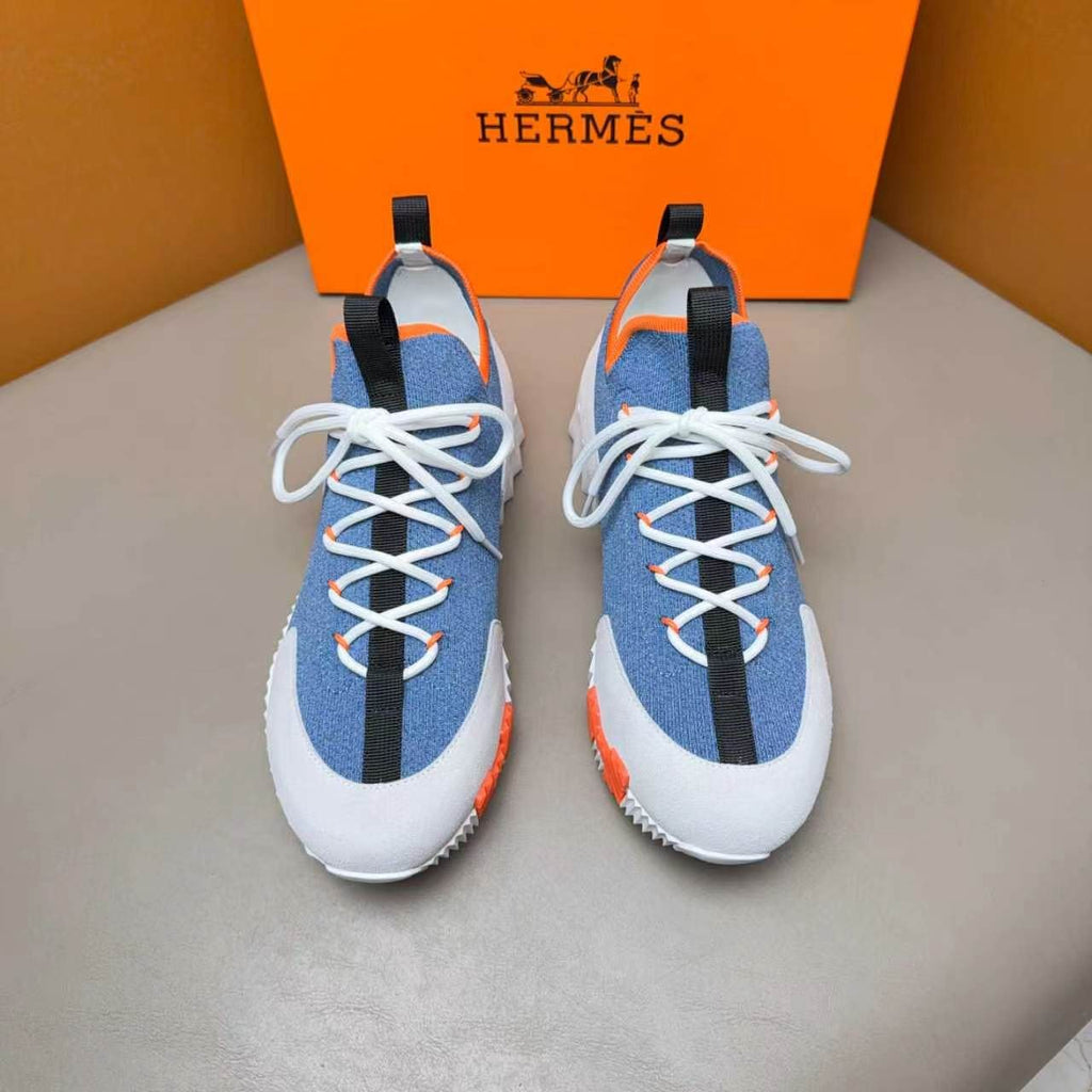 Hermès Layered Knit Sneakers