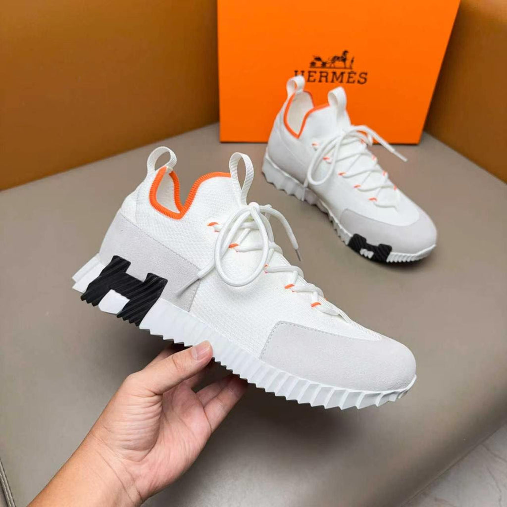 Hermès Layered Knit Sneakers