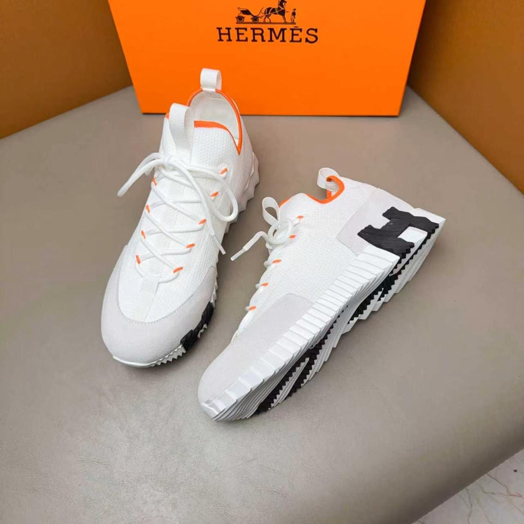 Hermès Layered Knit Sneakers