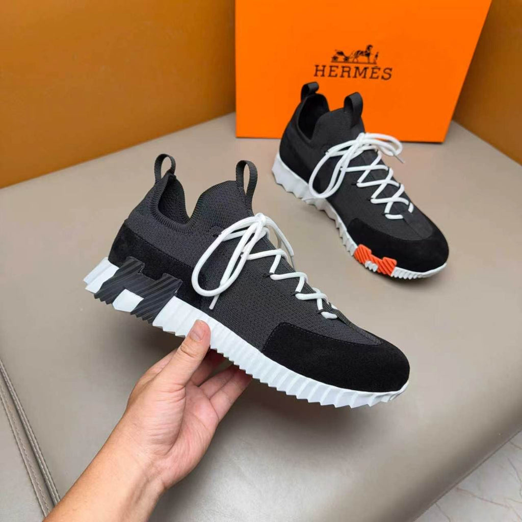 Hermès Layered Knit Sneakers